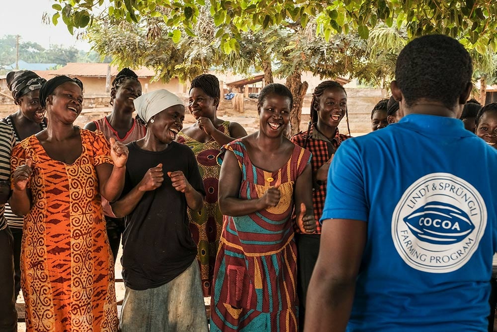 Lindt & Sprüngli claims 100% traceable cocoa beans in its supply chain