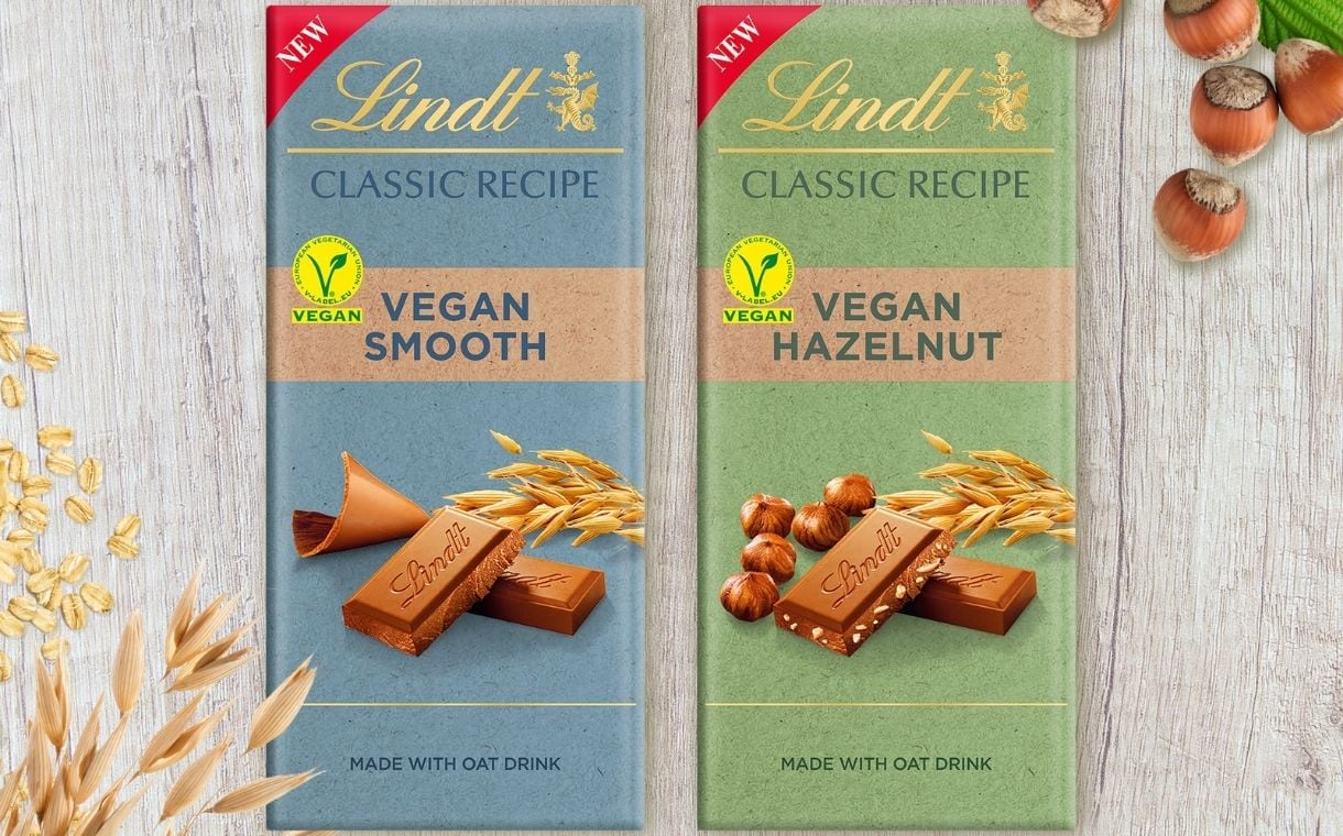 Lindt to release new vegan bars in UK
