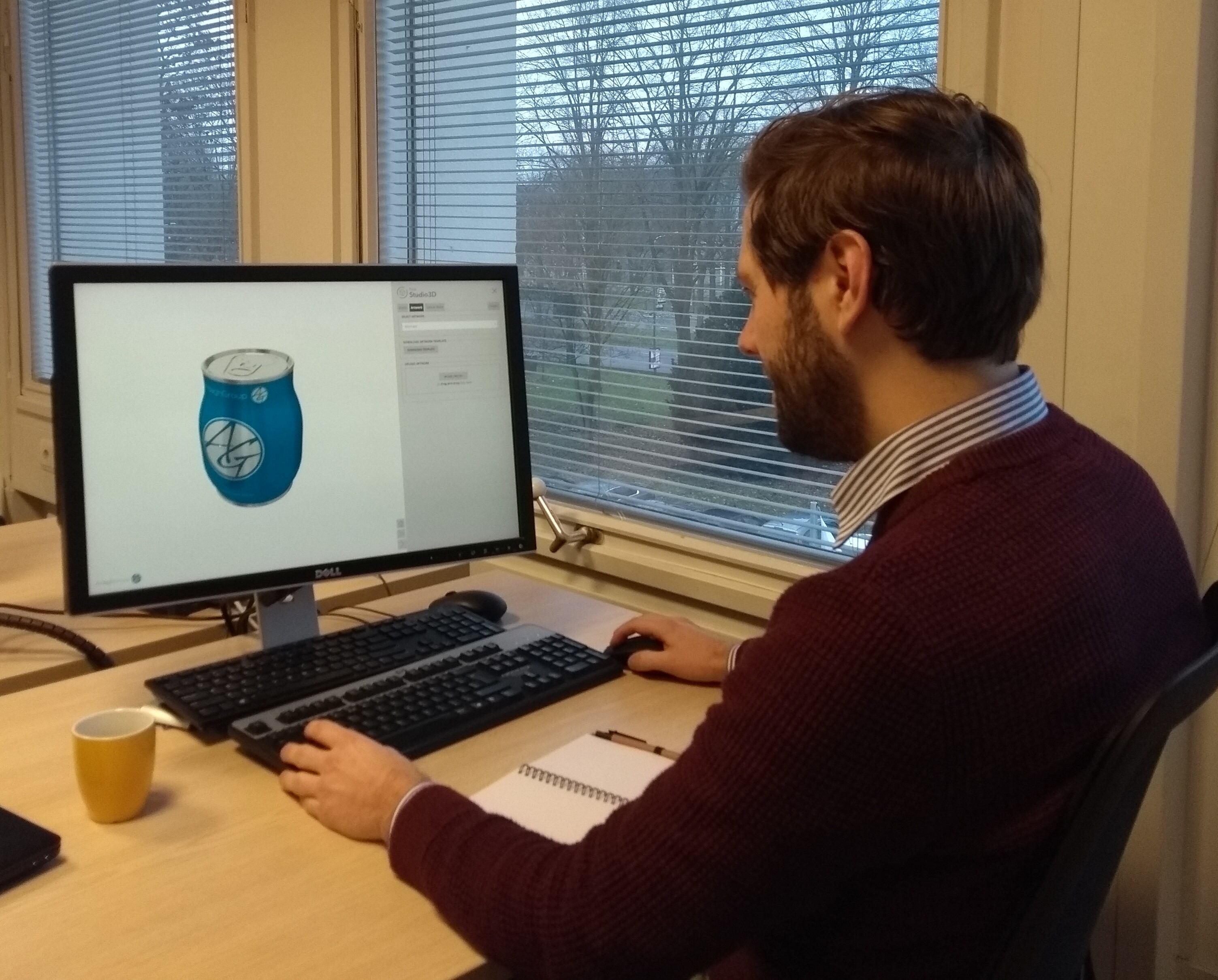 Ardagh upgrades its 3D Studio for metal packaging artwork for cans, Easy Peel & Easy Open lids