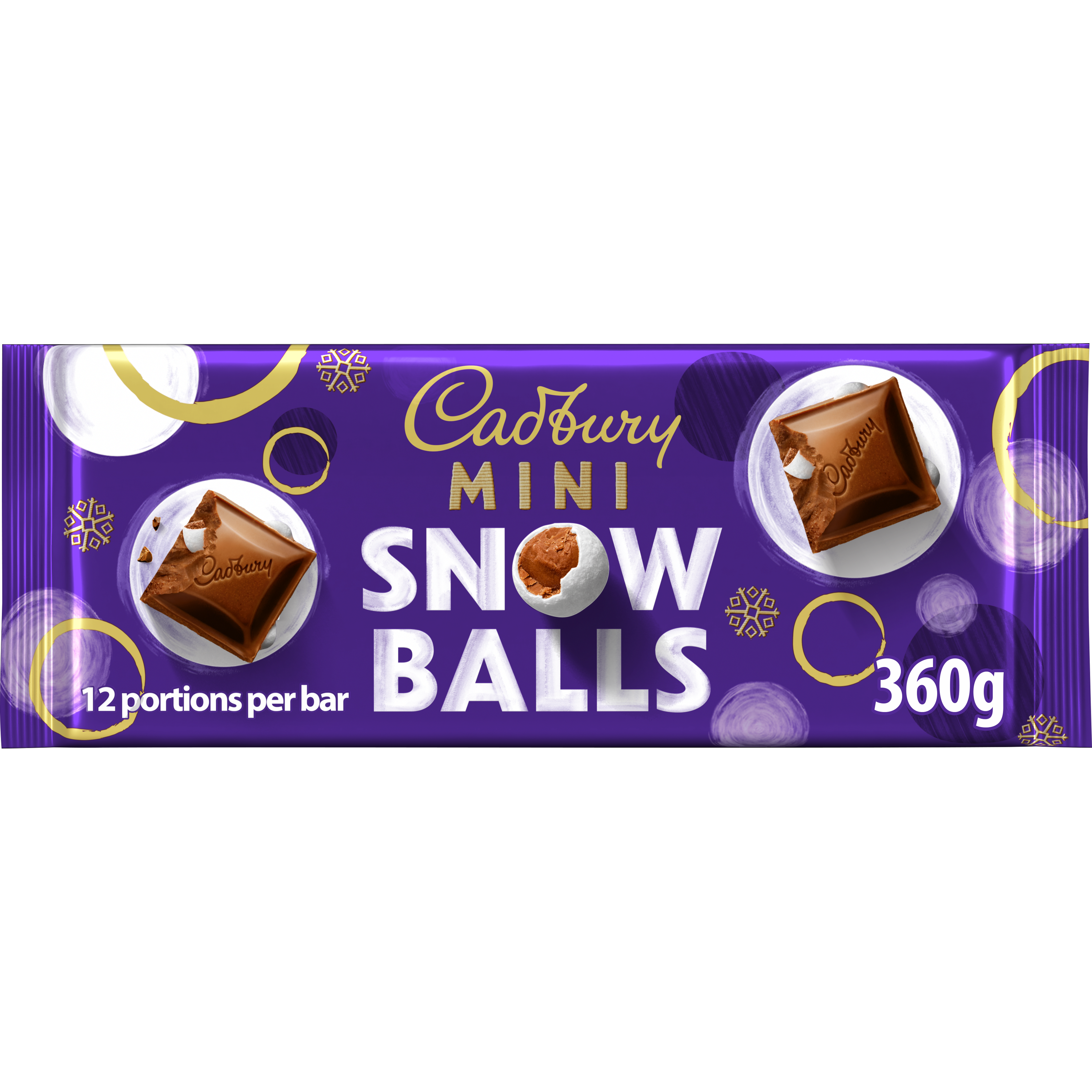 Cadbury Dairy Milk Mixed Chunks Tin and Mini Snow Balls bar for Christmas sharing.