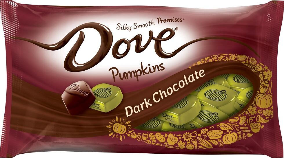 Dove Promises Dark Chocolate & Caramel Pumpkins SRP: $3.49