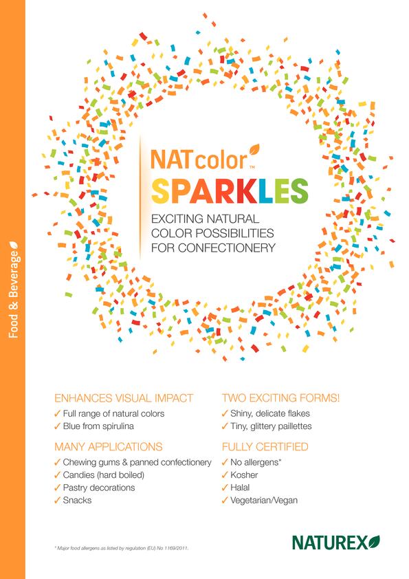 New natural sparkles for confectionery