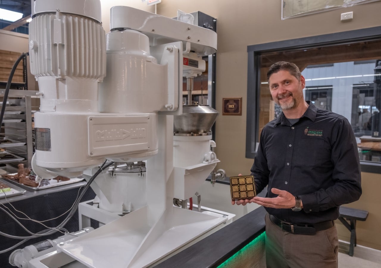 Union Process partners with Chocolate Creations on its chocolate grinding attritor 
