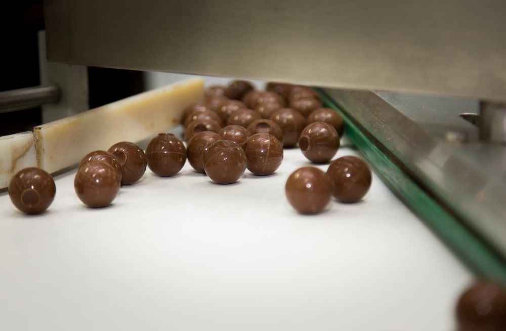 Factory made chocolate.