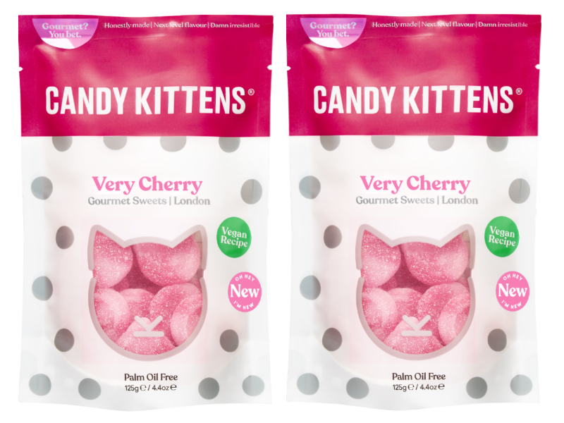 Candy Kittens adds ‘Very Cherry’ to its vegan sweets collection