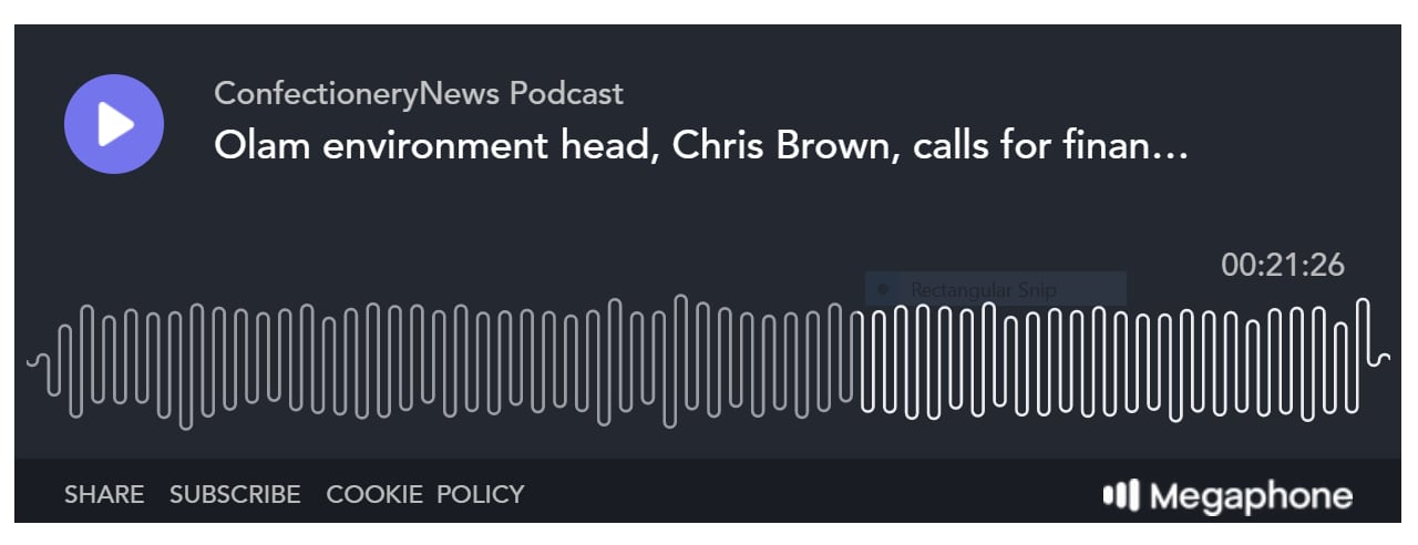 Olam environment head, Chris Brown, calls for financial sector to chip in more to help with cocoa sustainability - LISTEN