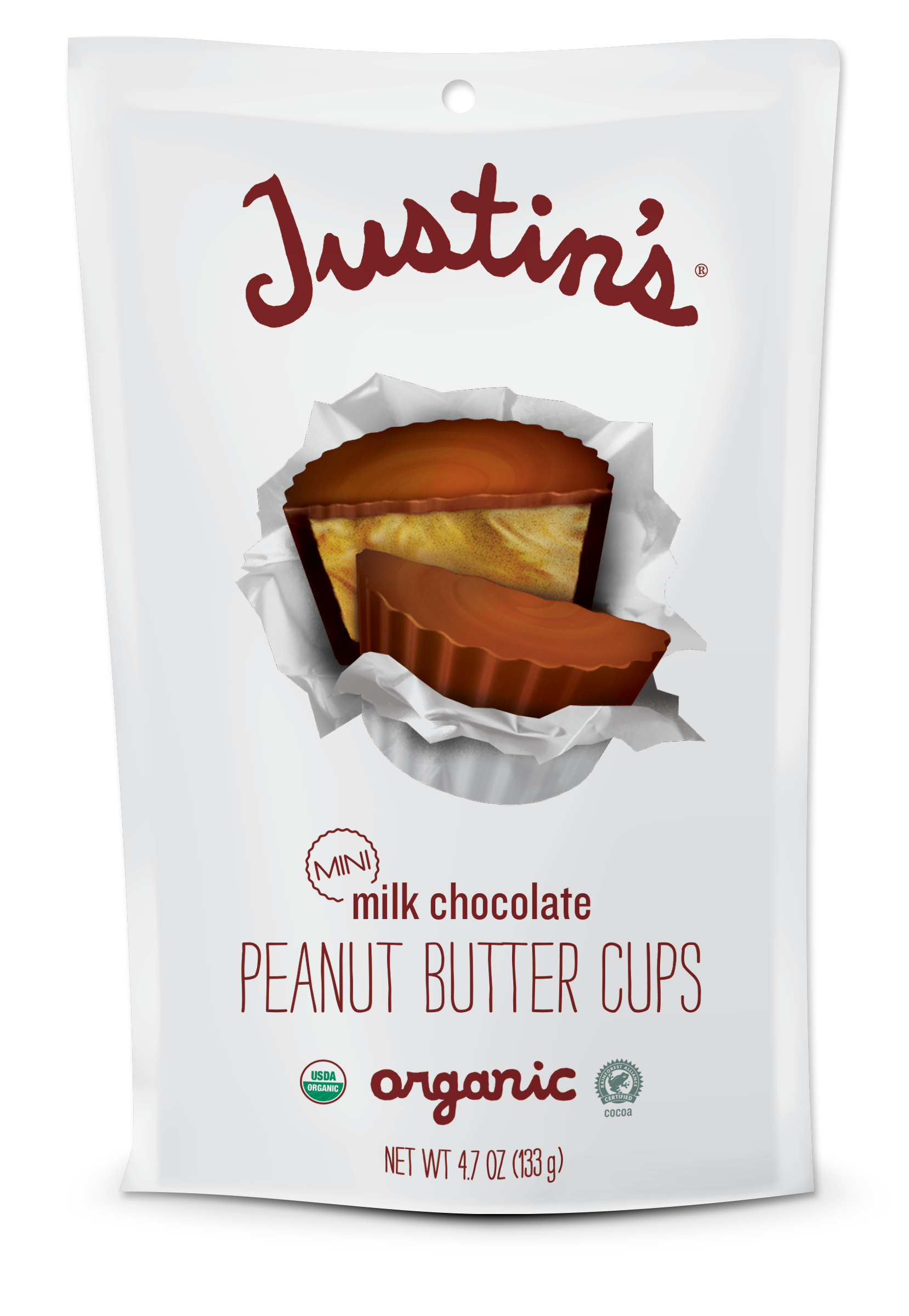 Justin's Dark Chocolate Peanut Butter Cups - 4.7oz : Target