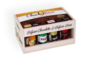 beer chocolate crate packaging