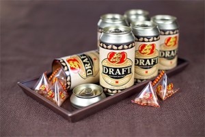 jelly belly draft beer cans
