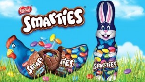 Nestle smarties chicken and egg and bunny