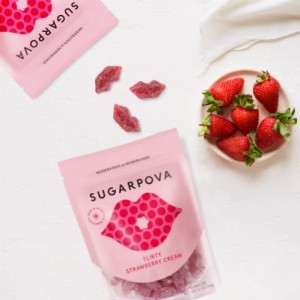 Sugarpova strawberries & cream gummies