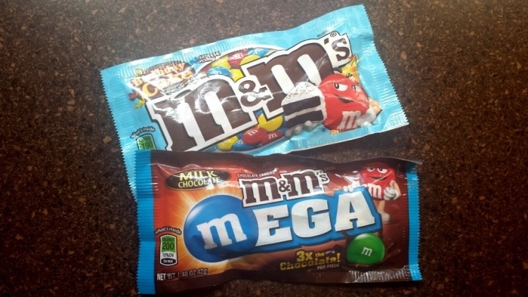 Mars showcased its Mega and Birthday Cake M&Ms at this year's Sweets and Snacks Expo.