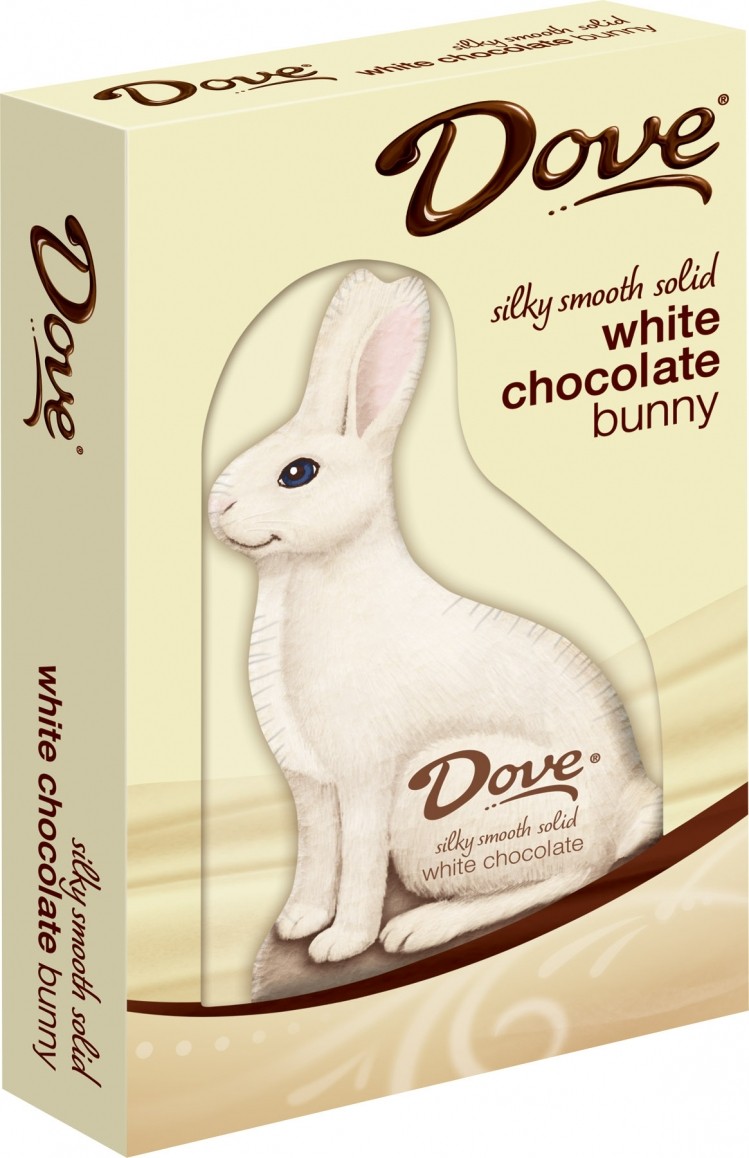 Dove Silky Smooth White Chocolate Solid Bunny