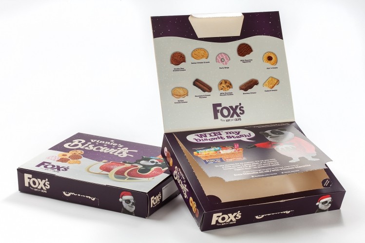 Fox’s Biscuits cartonboard pack