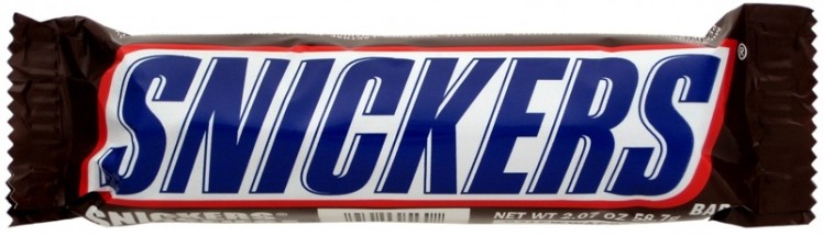 6. Snickers Chocolate Candy