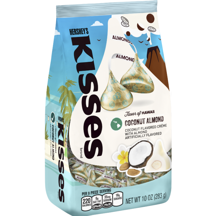 Hershey’s Kisses Coconut Almond Flavored Candies (Taste of Hawaii)