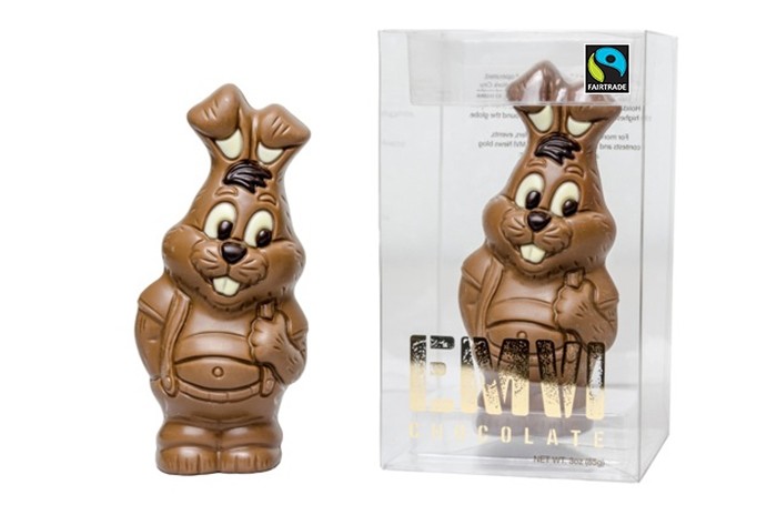 EMVI fairtrade Easter chocolate Hunz bunny 