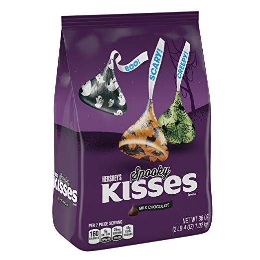 Hershey's Kisses Milk Chocolates with Spooky Foils SRP: $10.99