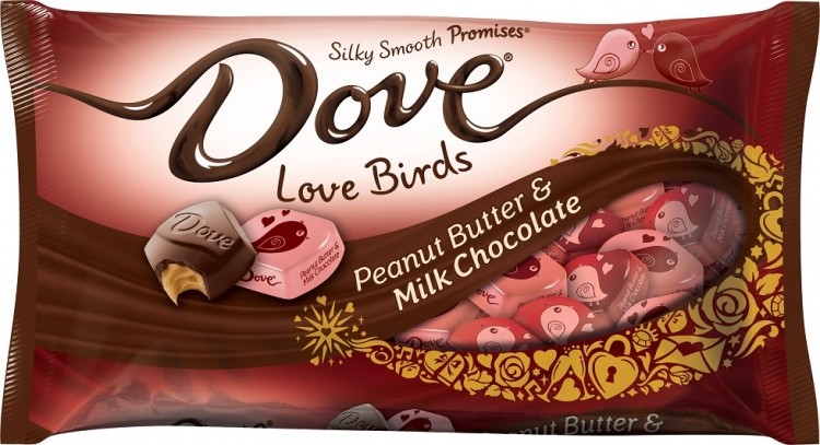 Dove Silky Smooth Milk Chocolate & Peanut Butter Love Birds