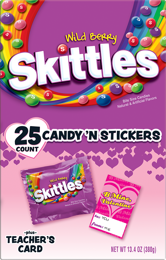 Skittles Wild Berry Valentine's Exchange Kit