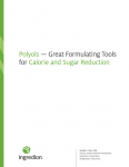 Polyols — Great Formulating Tools for Calorie and Sugar Reduction
