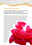 GELITA SMART TECHNOLOGY: Performance by Design