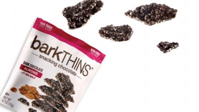 Natural products, such as barkTHINS, are leading the snack segment growth in specialty channel, Spins found.