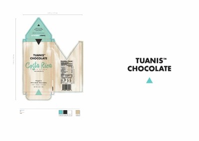 Besides being soy-free, Tuanis chocolate bars are 75% dark chocolate, organic and vegan.