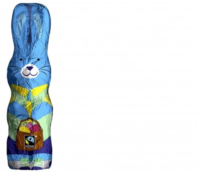 The recalled hollow milk chocolate Easter bunny foil figure