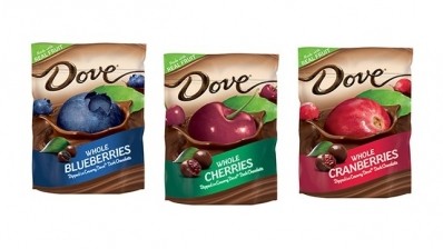 Mars product introductions include Dove dark-chocolate-covered cherries, blueberries, and cranberries.