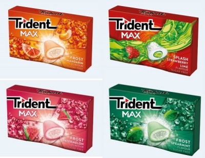 Trident Max to enter new markets in Europe throughout 2017.  Photo: Mondelēz's Twitter account 