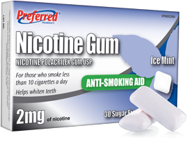 Revolymer's nicotine gum is sold under the 'Preffered' brand in McKesson Group pharmacies