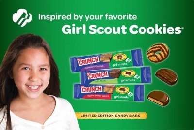 Nestlé teams with Girl Scouts for limited edition Crunch bars