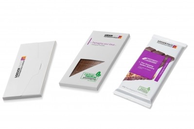LoeschPack's Unicus system packs chocolate bars in fold wrap and flow pack. Picture: LoeschPack