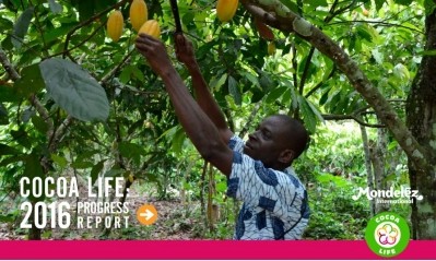 Mondelēz to transition out of certified cocoa to focus on own program Cocoa Life. Photo credit: MDLZ