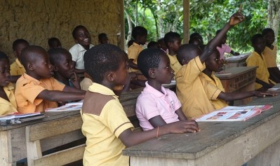 Out of the cocoa fields and into school: ICI director stands by industry efforts and says new US government-backed project will alleviate cocoa child labor. Photo: ICI