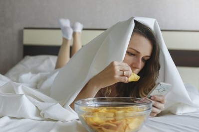 A whopping 93% of American adults have a guilty snack before retiring to bed. Pic: GettyImages/nastenkapeka