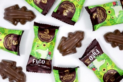 Daintree Estates' latest launch Fyto the Frog milk chocolate contains novel Whole Sugarcane Sweetener. Photo: DE