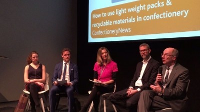 The lightweight, sustainable packaging panel session at ProSweets 2018.