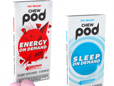 Chewpod offers two varieties: Energy On Demand and Sleep On DemandPic: Chewpod
