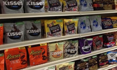 Hershey's Doy-type Standup Pouches for confectionery. Photo: Hershey.