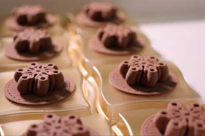 The 3D printed Cadbury chocolate. Photo: 3P