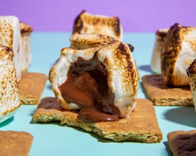 As good as it gets: Stuffed Puffs ingeniously solves the problem of melting the chocolate inside the marshmallow of a classic S'more. Pic: Suffed Puffs