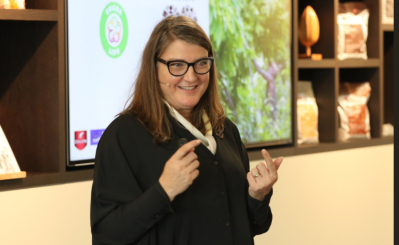 Cathy Pieters, director of Mondelēz’s Cocoa Life sustainability program. Pic: Barry Callebaut