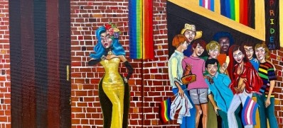 One of the mural designs in Marlon, Newark, New Jersey, which is part of  Skittles' support of LGBTQ+ community. Pic: Mars Wrigley
