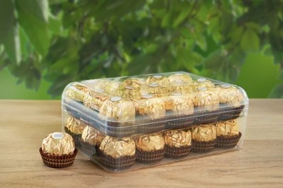 Ferrero Rocher's new eco-friendly packaging. Pic: Ferrero Group