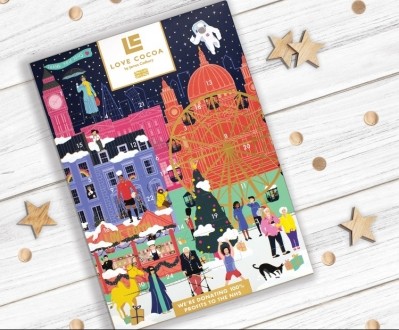 Profits from this year's Love Cocoa Advent Calendar will go towards the NHS. Pic: Love Cocoa