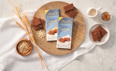 Lindt’s dairy-free bars are now available in the US. Pic: Lindt & Sprungli