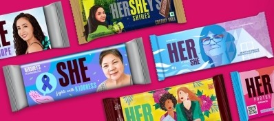 Hershey's award-winning #HerSHE campaign has grown to seven markets around the world to make invisible women visible. Pic: Hershey