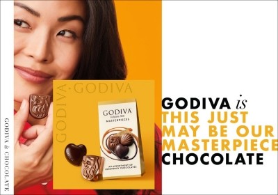 The new Godiva marketing campaign launches this month. Pic: Godiva